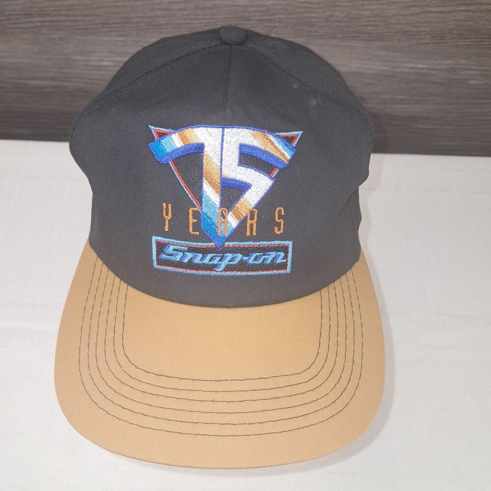 Snap-On Tools 75th Anniversary Trucker Hat Cap Embroidered Snapback K-Products